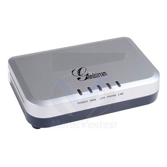 Adaptateur IP pour téléphone analogique à 2 ports. HT503