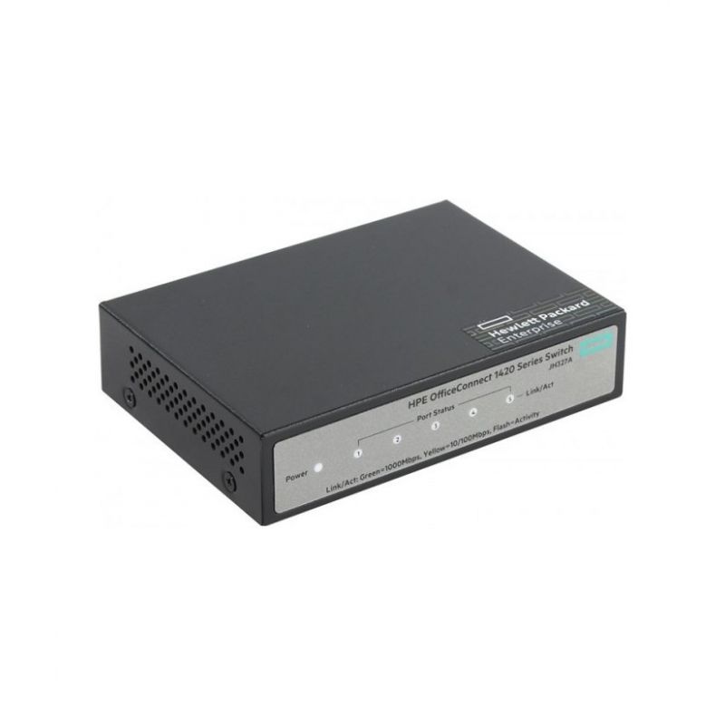 Switch HPE 1420 5G 5 ports 10/100/1000 L2 Unmanaged JH327A