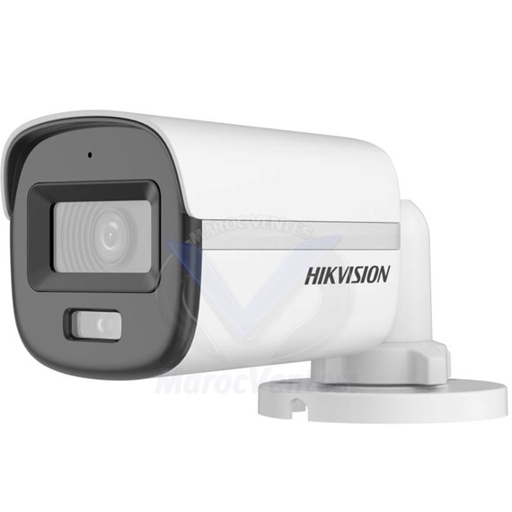 HIKVISION Caméra Externe Fixed Bullet 3k,IP67, IR20m, 24/7color imaging, build-in mic 12M DS-2CE10KF0T-FS