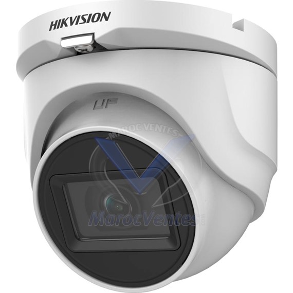 HIKVISION Caméra Interne Fixed Turret 2MP,IP66, IR20m 12M DS-2CE76D0T-EXIMF