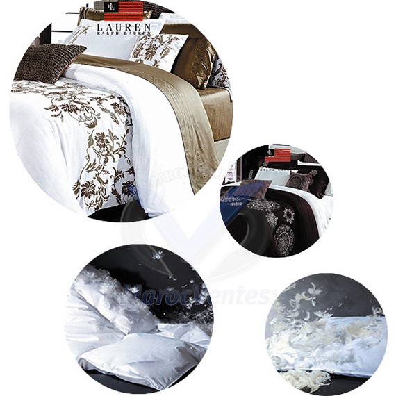 Ensemble Lit RALPHA LAUREN 6 différentes couleurs Housse de Couette