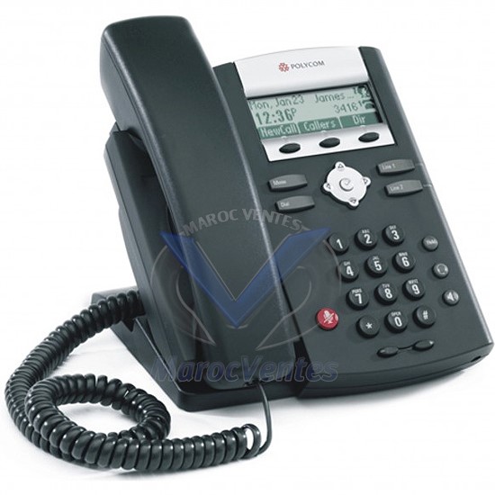 SoundPoint IP 321 2-Lignes SIP avec Port 10/100 Ethernet & PoE Support IP 321