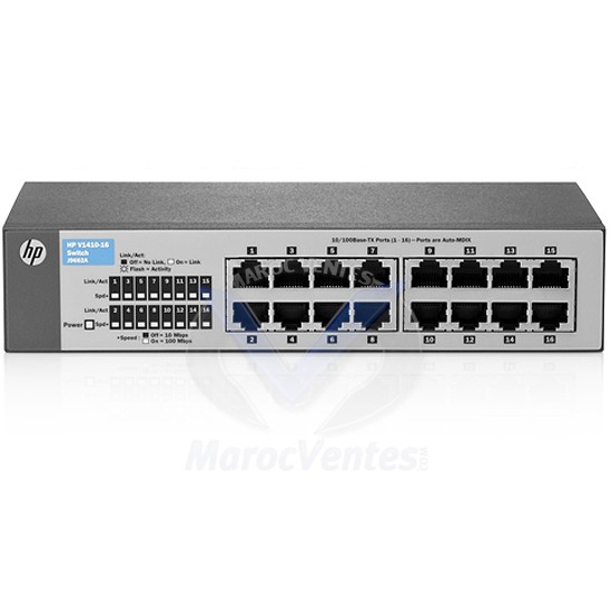 Switch 16 ports 10/100 J9662A