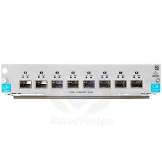 Aruba 8p 1G/10GbE SFP+ v3 zl2 Module D