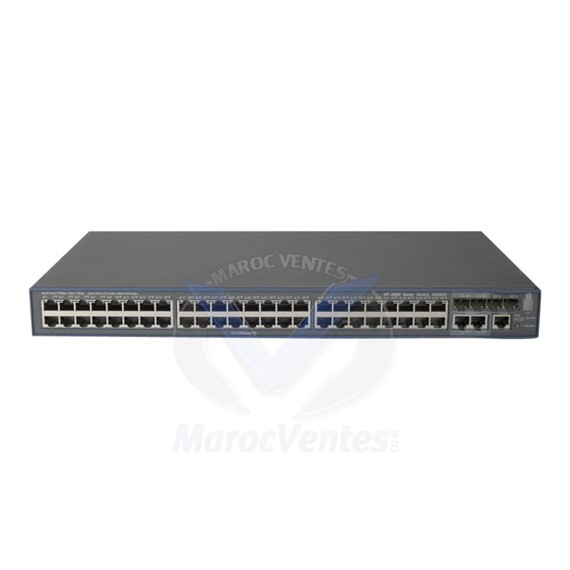 Switch 48 x 10/100 + 2 x SFP Gigabit combiné + 2 x Gigabit SFP Géré JG305B