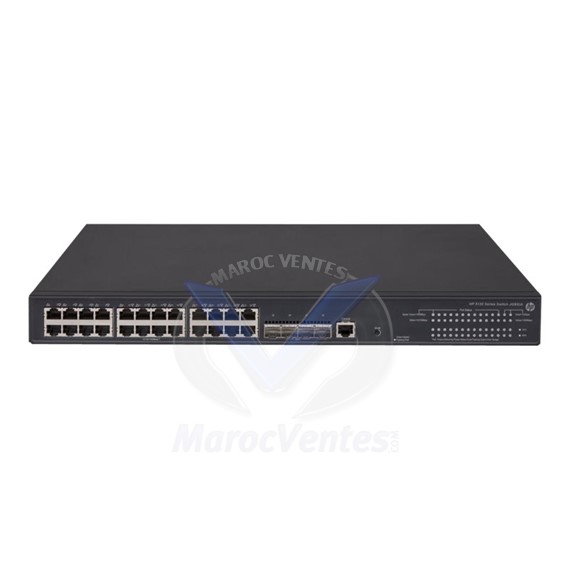 Switch 24 x 10/100/1000 + 4 x 10 Gigabit Ethernet / 1 Gigabit Ethernet SFP+ C3 Géré JG936A