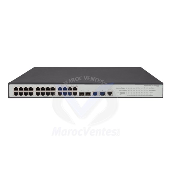 Switch 24 x 10/100/1000 (PoE+) + 2 x Gigabit SFP / 10 Gigabit SFP+ + 2 x 10Gb Ethernet JG962A