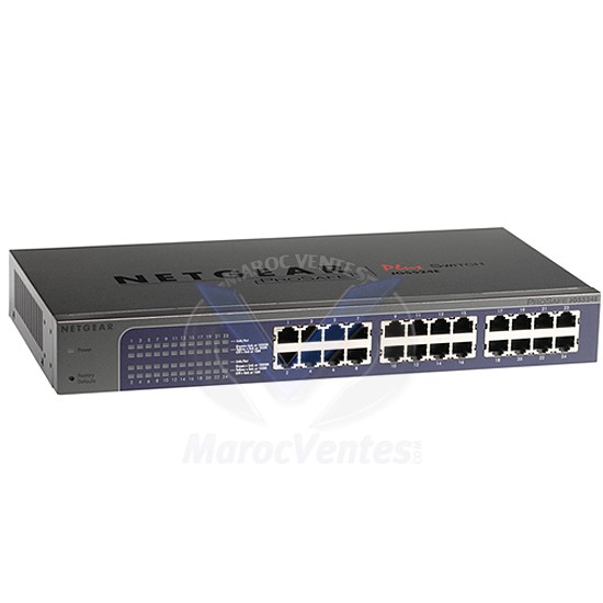 Switch Configurable Prosafe Plus 24 ports Gigabit JGS524E