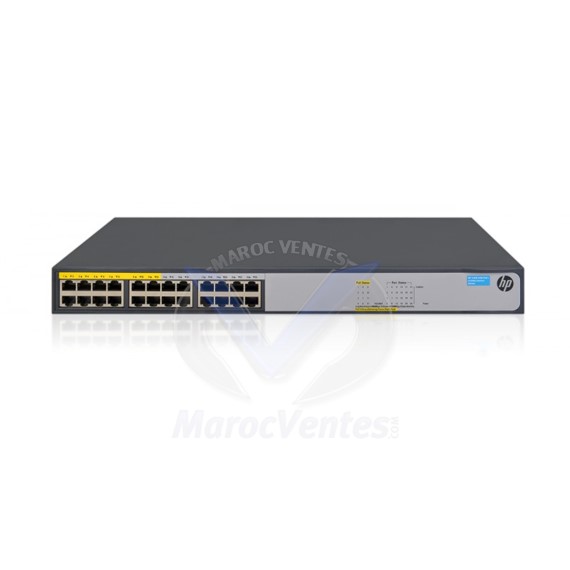 Switch Non Administrable HP OfficeConnect 1420-24G-PoE+ (124W) JH019A