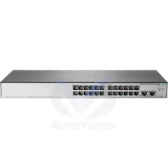 Switch manageable 24 ports Gigabit 10/100/1000 Mbps + 2 ports 10 Gbps JL170A