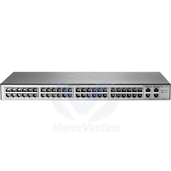 Switch administrable 48 ports Ethernet Gigabit 10/100/1000 Mbit/s + 4 liasions montantes RJ45 JL171A