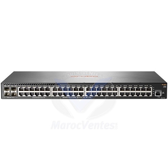 2540 48G 4SFP+ Switch 48 Ports 10/100/1000 + 4 Ports SFP JL355A
