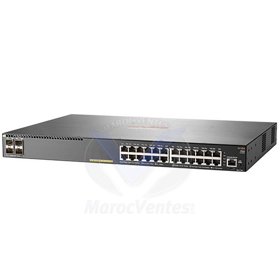 2540 24G PoE+ 4SFP+ Switch 24 Ports 10/100/1000 PoE + 4 Ports SFP JL356A