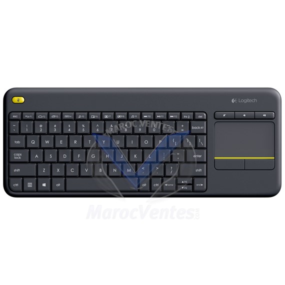 Clavier sans fil pavé tactile compatible Android AZERTY Français K400 Plus