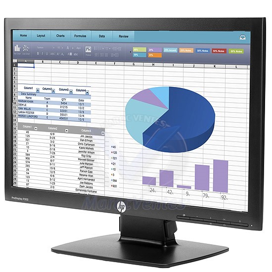 HP ProDisplay P202 LED Monitor K7X27AS