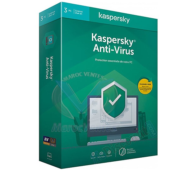 Antivirus 2020 3 Postes /1 An KL1171FBCFS-20FFPMAG