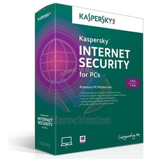 KASPERSKY Internet Security 2014 3 Postes / 1 an KL1854FBCFS-MAG
