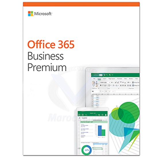 Office 365 Business Premium Retail Africa Only Medialess (Abonnement 1 an) KLQ-00423