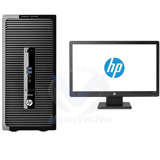 HP 400G2 MT i3-4160 4GB 500GBFreeDos + Ecran 20" 1 Yr Wty L3E90EA