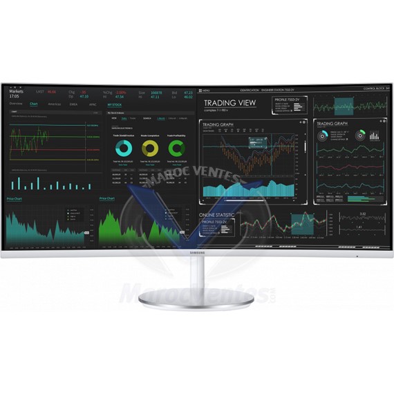 Écran incurvé 34" QLED Série 7 CJ791 LC34J791WTMXZN