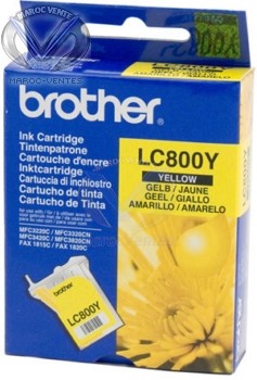 Cartouche pour imprimante Jaune (400 pages à 5%) LC800Y