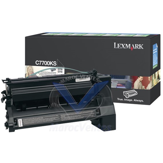 LEXMARK BLACK CARTRIDGE C770 LRP 6KP C7700KS