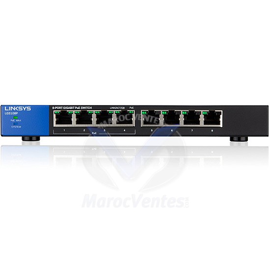 Linksys Unmanaged Switches PoE 8-port LGS108P-EU