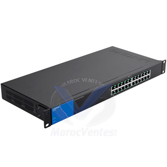 Switch Gigabit PoE 24 Ports avec Ventilateur Rackable LGS124P-EU