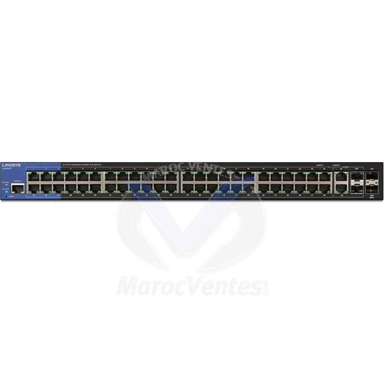 Switch Gigabit PoE+ Manageable Administrable 52 Ports + 2 Ports Combo SFP Rackable LGS552P-EU