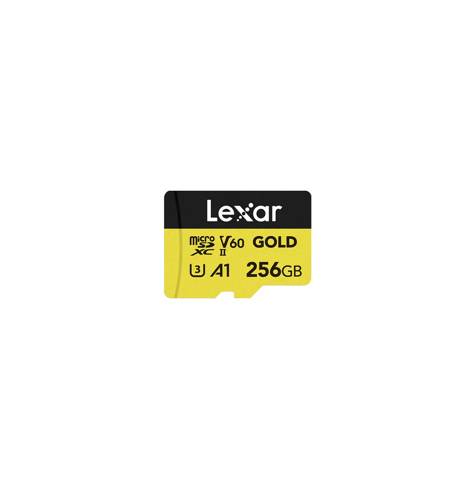 Carte SD MS Gold 256GB microSDXC UHS-II LMSGOLD256G-BNNNG