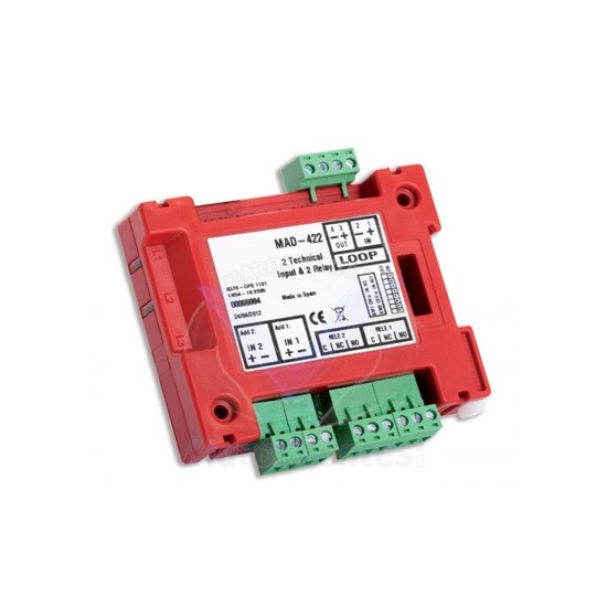 Module adressable à 2 zones conventionnelles MAD-442