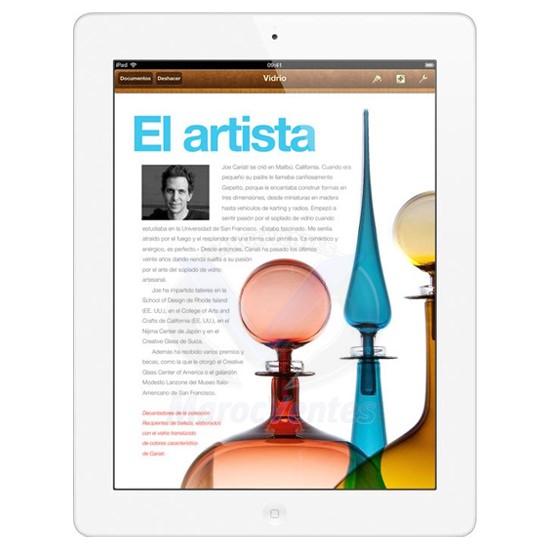 Tablette Internet - Apple A6X 1.4 GHz 1 Go - 32 Go 9.7" LED tactile 3G/Wi-Fi N/Bluetooth Webcam iOS 6 MD526NF/A