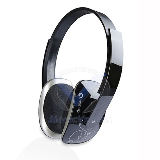 MEMUP HEADPHONES BLACK MELODY-BLACK