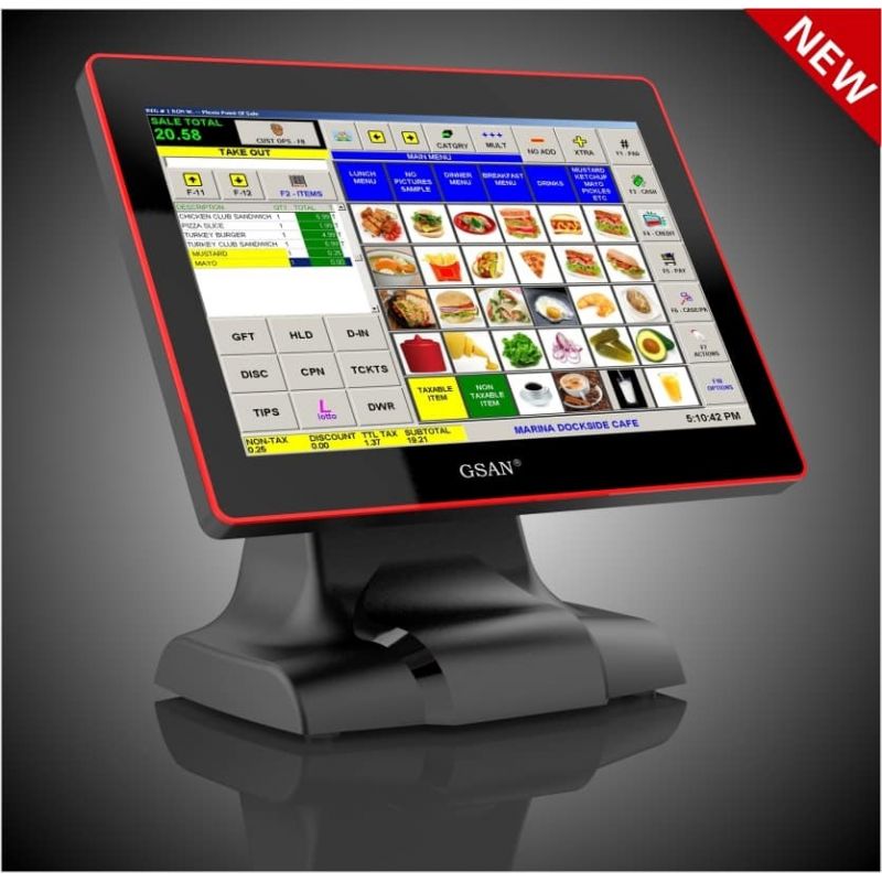 Terminal Point de vente Mutex With 11.6" LED Display White Color GS-T3 ( 8G )11,6"