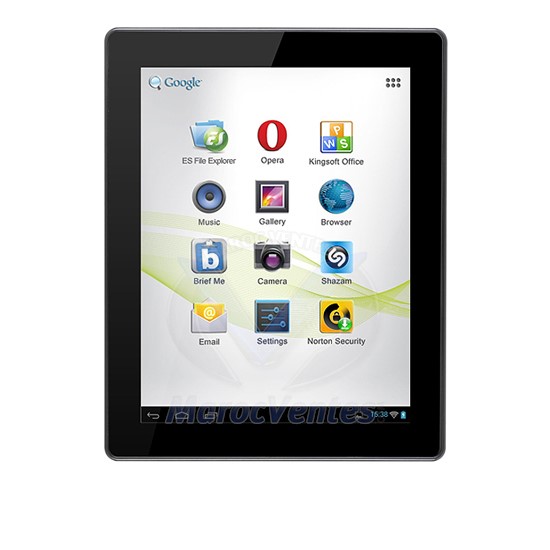 Tablet Tactile Capacitif  9,7" (24,63 cm) Android 4.0 NGT9708
