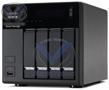 Serveur NAS de stockage externe - NSS 324 avec 4 baies et 4 To NSS324D04-K9