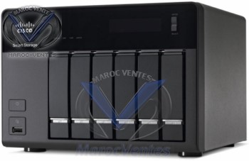 Serveur NAS de stockage externe-NSS 326 avec 6 baies - 6 To 