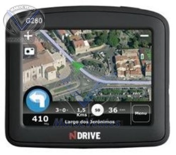 GPS N-TOUCH 3.5" CARTE MAROC TELE-ATLAS NTOUCH-SE