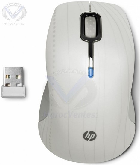 Souris mobile sans fil HP Comfort Moonlight NU565AA