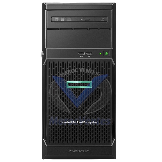 HPE ProLiant ML30 Gen10 4LFF NHP Serveur Tour 4U RAM 8 Go P06781-425