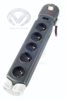 Parasurtenseur 5 prises avec protection téléphonique (RJ-11) P5BT-FR