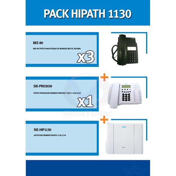 PACKAGE 6 LIGNES 16 PORTS DE POSTES PACK HIPATH 1130