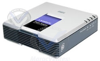 Adaptateur téléphonique avec 2 ports pour VoIP PAP2T