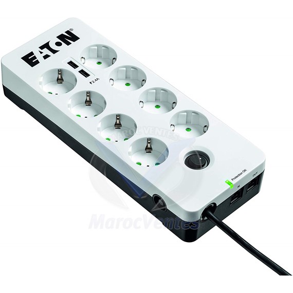 Protection contre les surtensions CA 220-250 V 2500 Watt connecteurs de sortie 6 PB6F