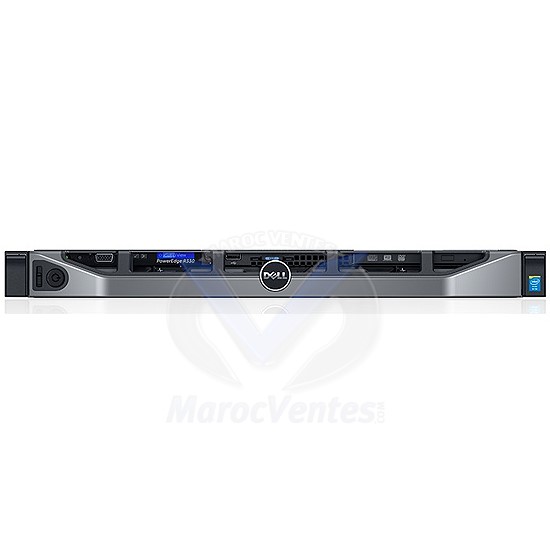 Serveur Rackable PowerEdge R330 E3-1220 v5 8GB 2x300GB H330 3 PER330-E3-1220V5B