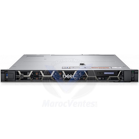 Serveur DELL PowerEdge R450 16 Go, 2* 600 Go 10 000 tr/min Châssis 2,5" PER450M1
