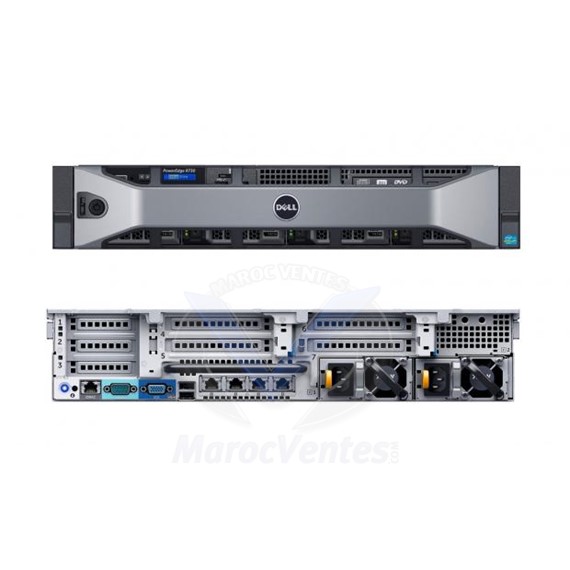 Serveur Dell Rack PowerEdge R730 E5-2620 v4 2.1GHz 3x 300GB, 16 GB RAM PER730-E5-2620-V4A