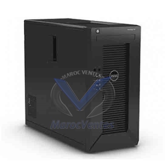 PowerEdge T20,  Intel Xeon E3-1225v3 (3.2GHz, 8M Cache, 4C/4T, Turbo, 84W), 4GB UDIMM, 1600 MT/s, Low Volt, Single Rank, x4 Data Width, 1TB 7.2K Entry SATA 3.5in Cabled Hard Drive,  Garantie 3 ans sur site J+1 PET20-E3-1225V3A