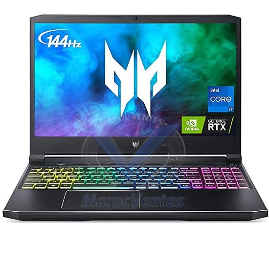 PC Portable PREDATOR HELIOS 300 i7-11800H 16Go 512 Go 15.6" FHD Windows 10 Home Noir PH315-54-72WP
