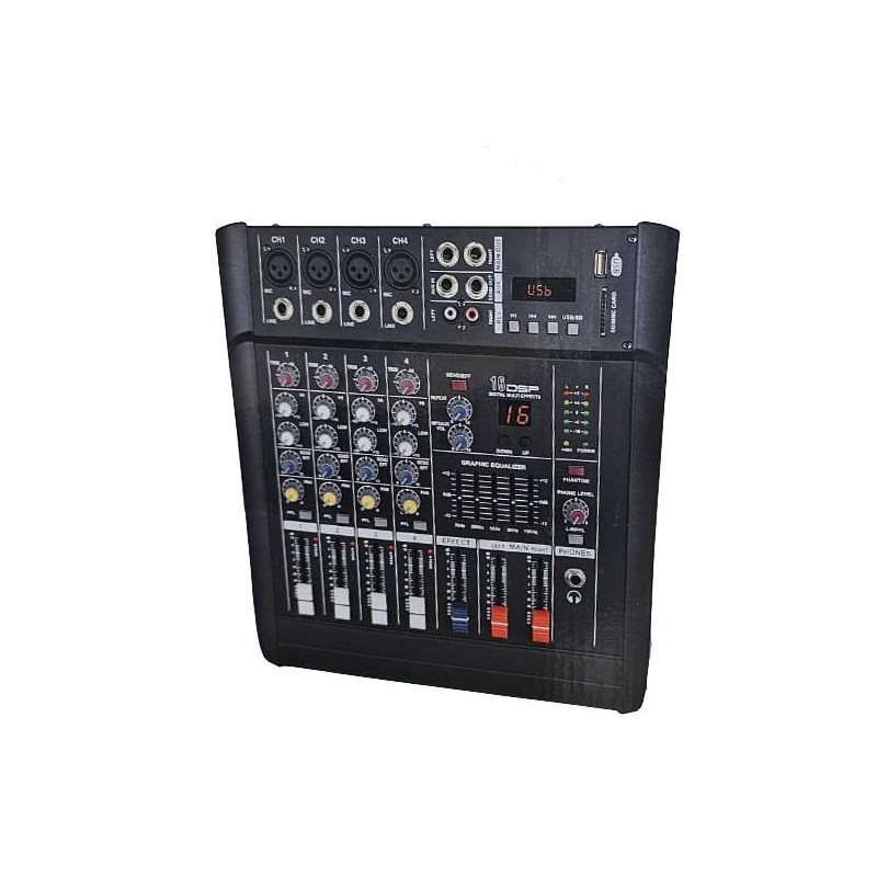 TABLE DE MIXAGE AMPLIFIEE PHONIC PMX-402D-USB